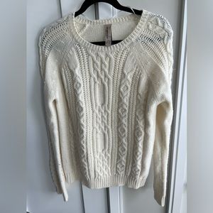 Cream sweater